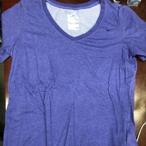Purple Nike shirt